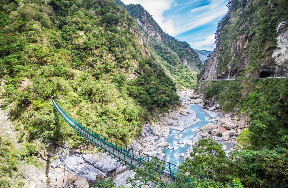 Scenic view at Taroko National Park (Taroko Gorge) in Hualien 